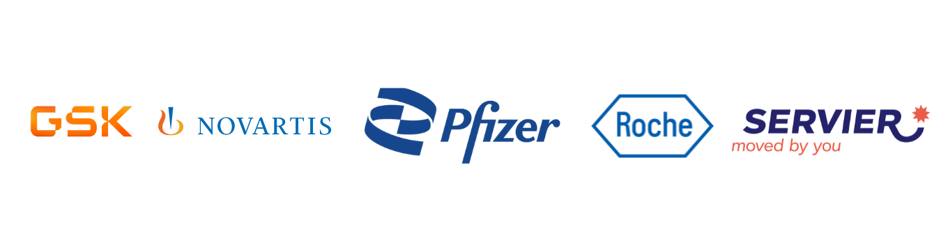 Logotypy sponsorów relacji cyfrowych z EHA2025