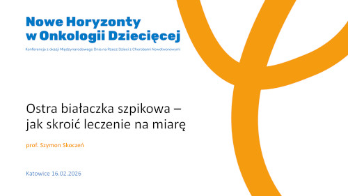 Ostra białaczka szpikowa – jak skroić leczenie na miarę