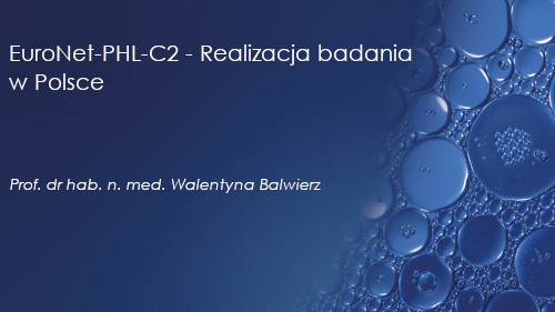 EuroNet-PHL-C2 - Realizacja badania w Polsce