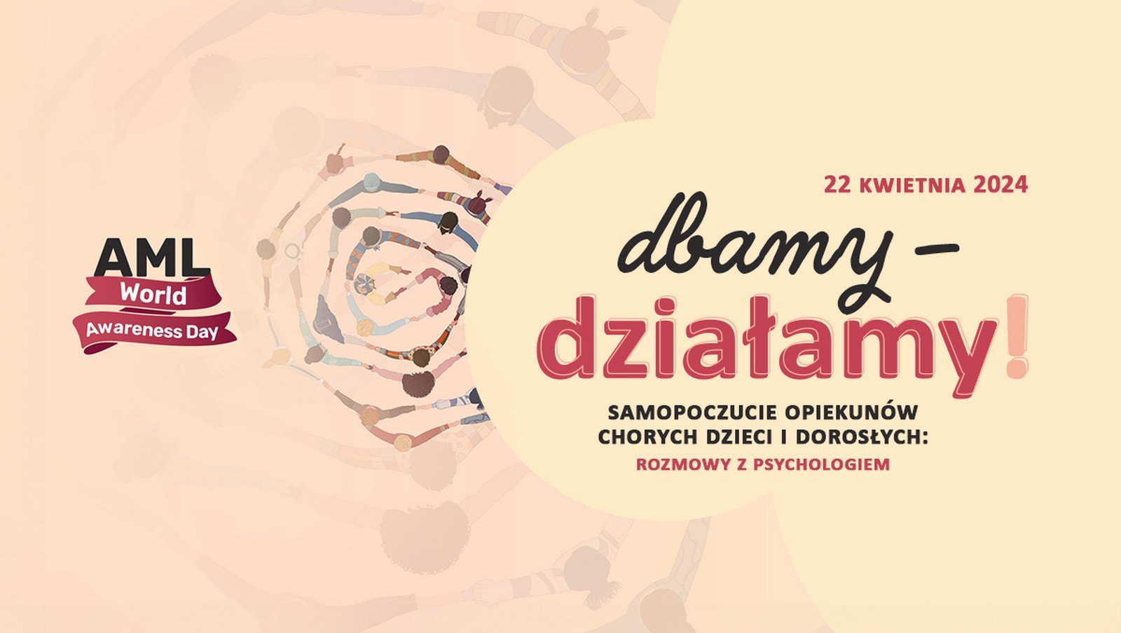 Dbamy - działamy! Samopoczucie opiekunów chorych dzieci i dorosłych: Rozmowy z psychologiem | Zaproszenie