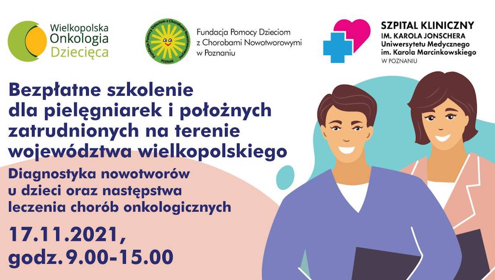 Szkolenie online dla pielęgniarek i położnych „Diagnostyka nowotworowa u dzieci oraz następstwa leczenia chorób onkologicznych”