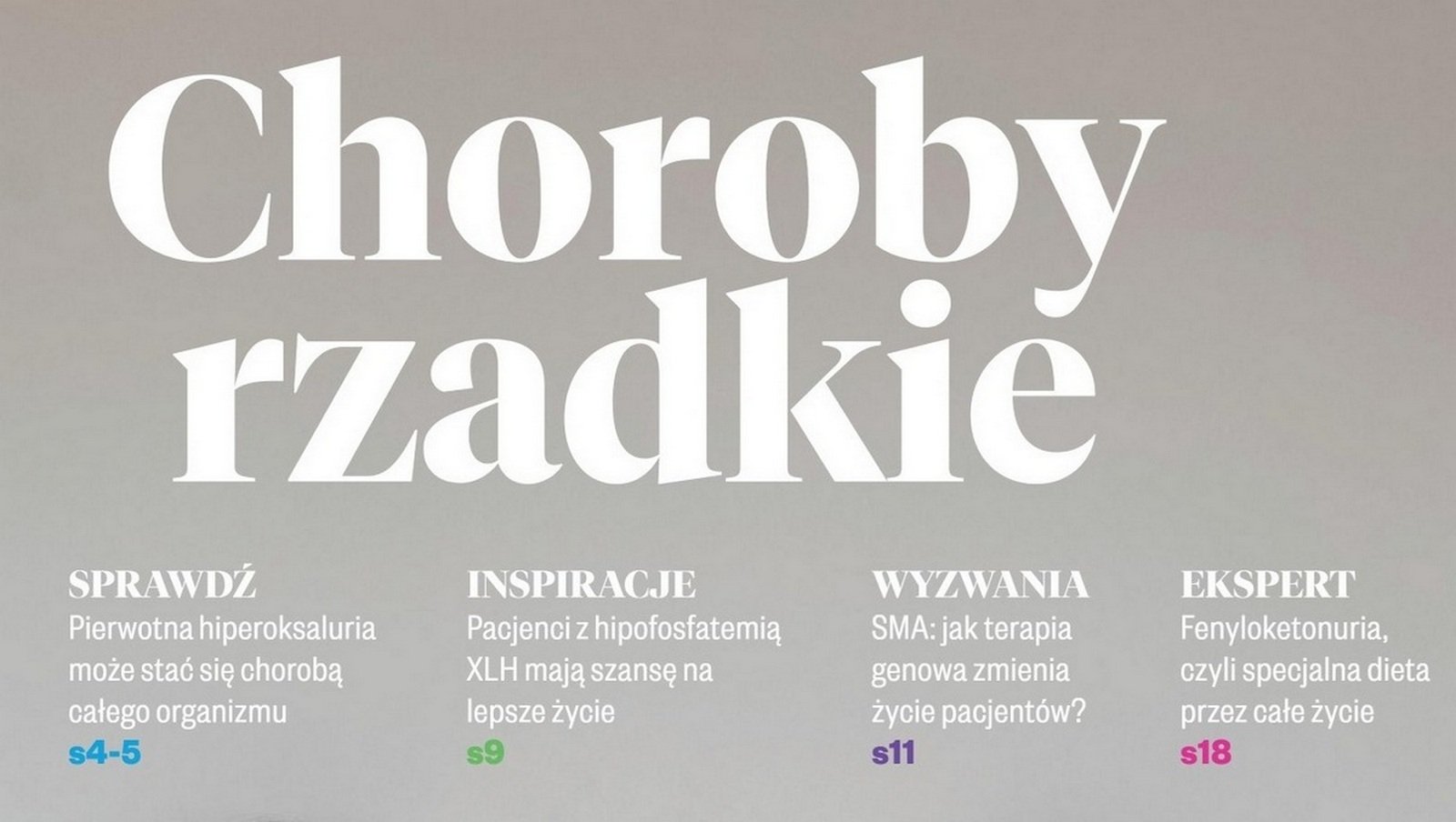 17. edycja kampanii edukacyjnej "Choroby Rzadkie"