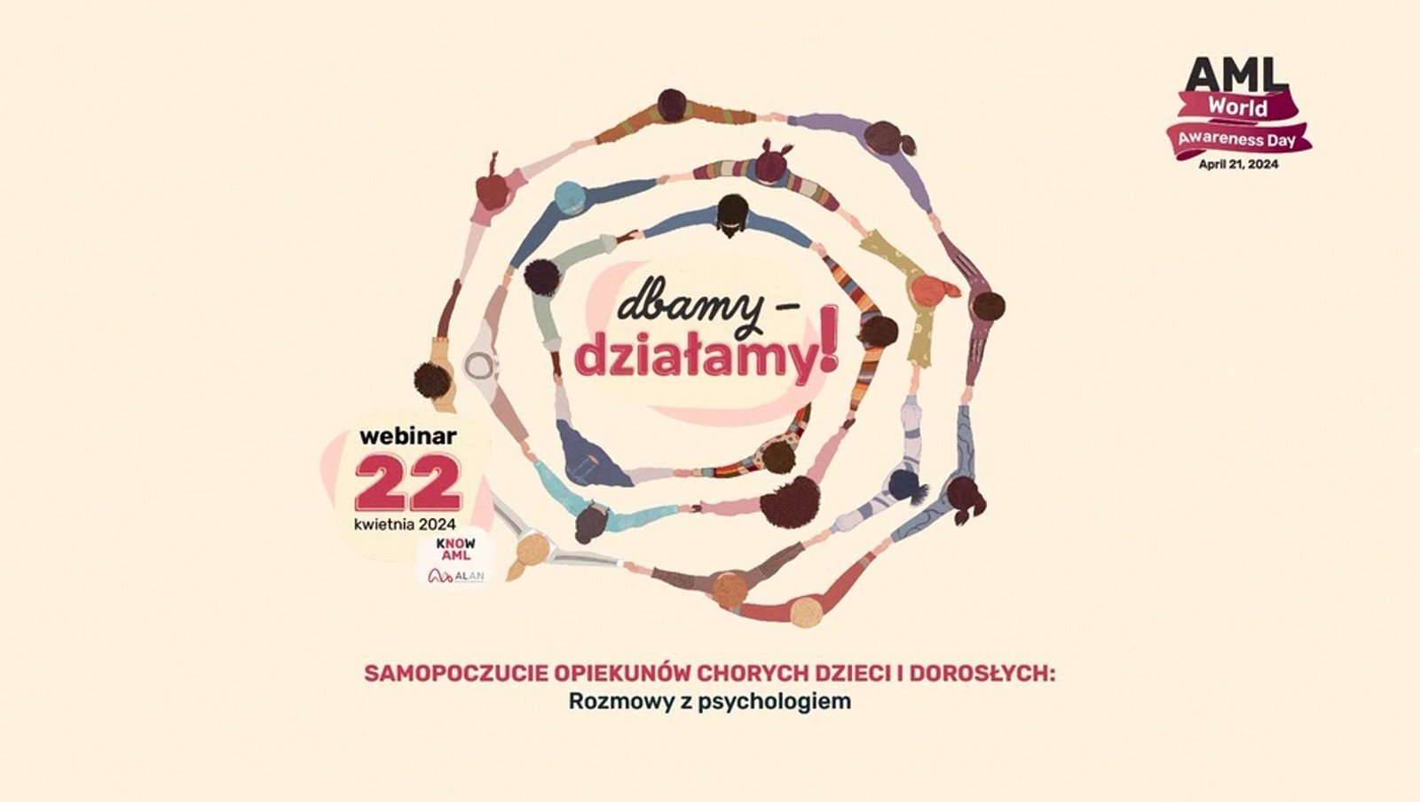 Dbamy - działamy! Samopoczucie opiekunów chorych dzieci i dorosłych: Rozmowy z psychologiem | Nagranie webinaru