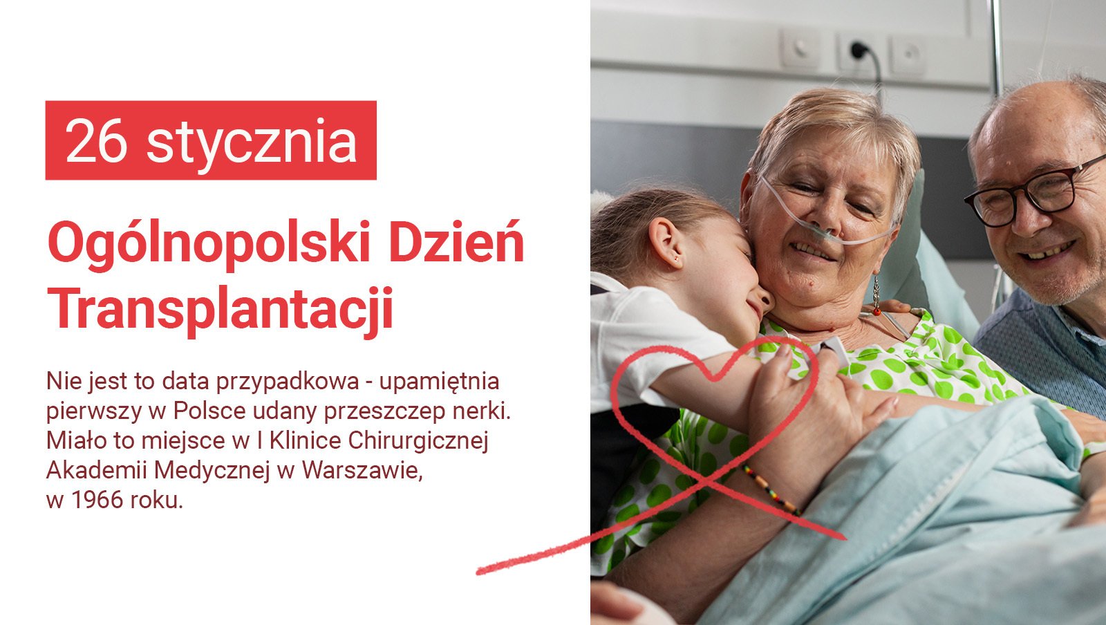 26 stycznia - Ogólnopolski Dzień Transplantacji