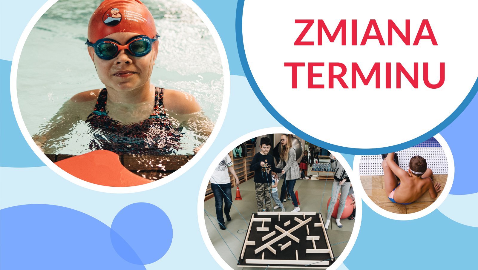 Zmiana terminu pikniku rodzinnego i III Zawodów Pływackich Dzieci i Młodzieży z Hemofilią