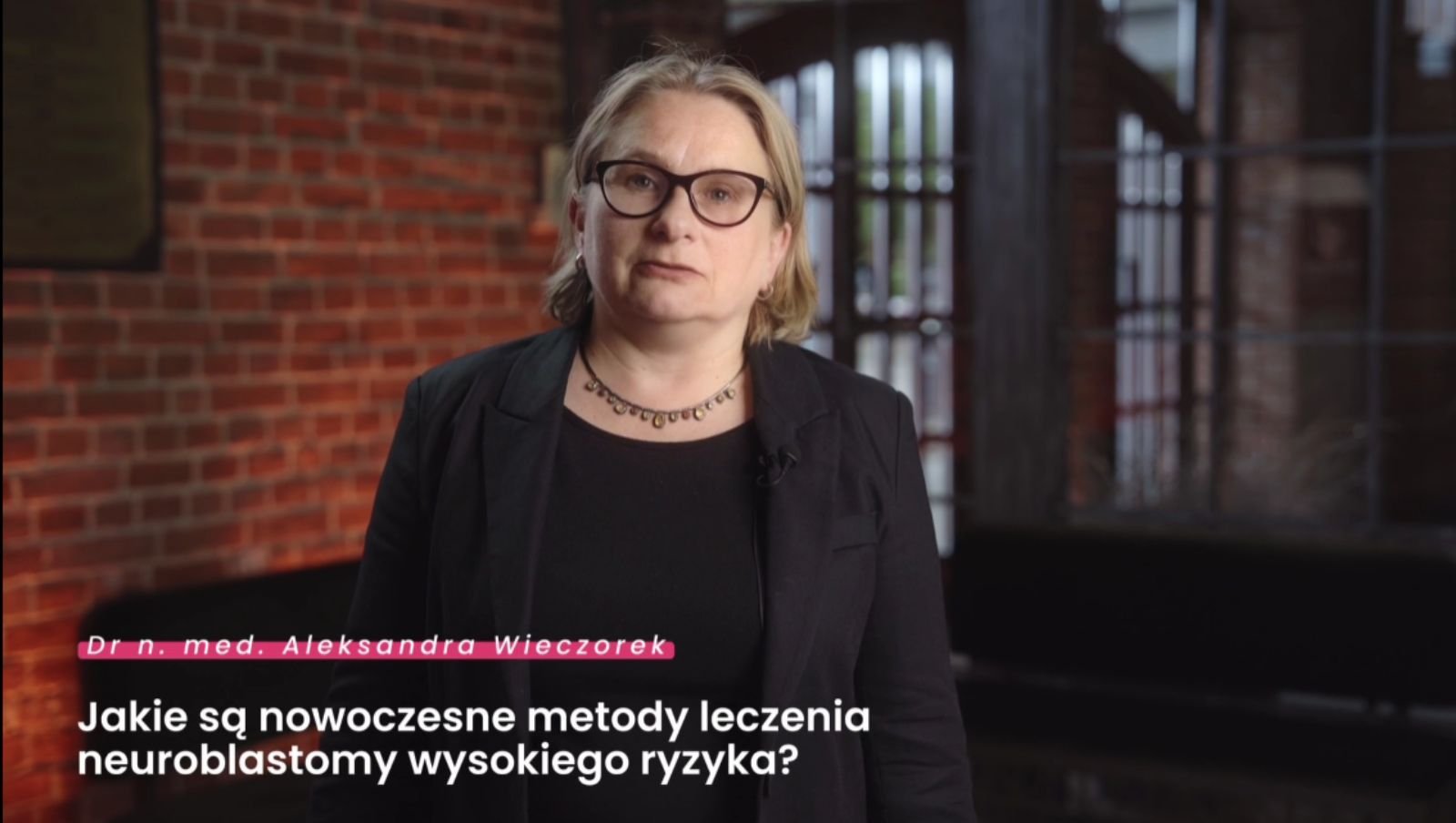 Dr Aleksandra Wieczorek: "Nasi pacjenci z neuroblastoma są leczeni na światowym poziomie"
