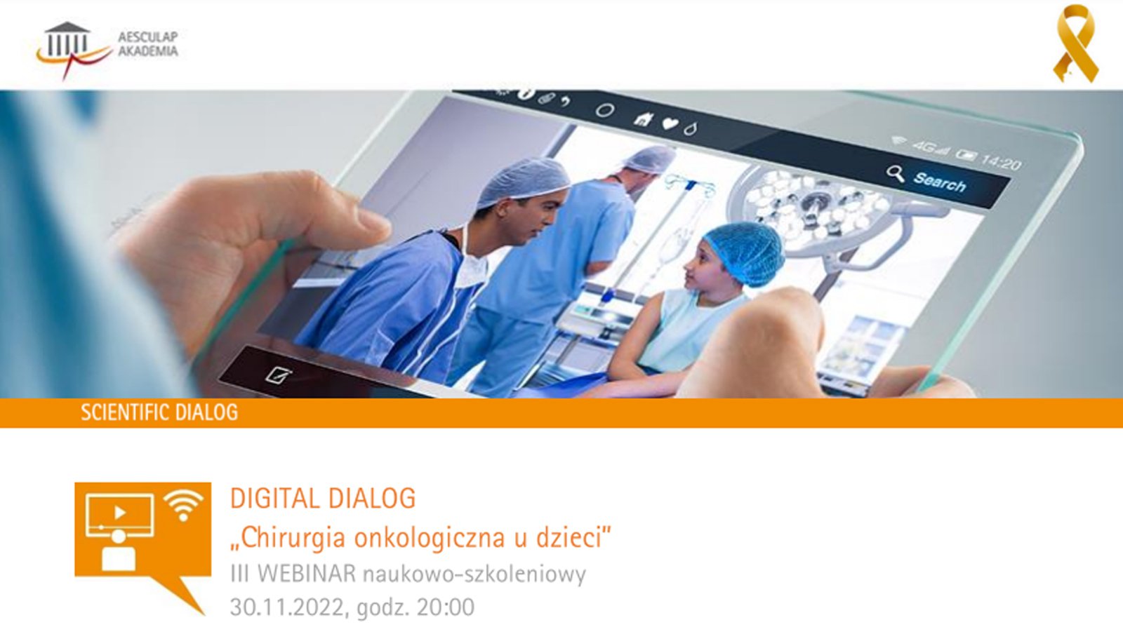 Webinar "Chirurgia onkologiczna u dzieci"