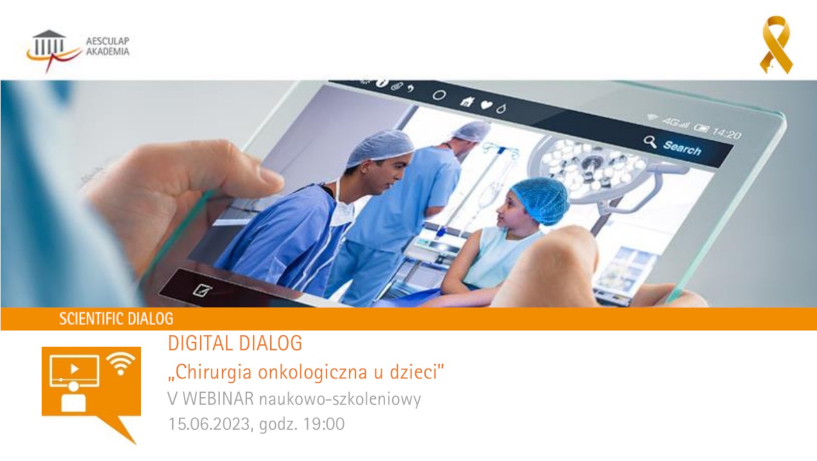 "Chirurgia onkologiczna u dzieci" - V WEBINAR naukowo-szkoleniowy